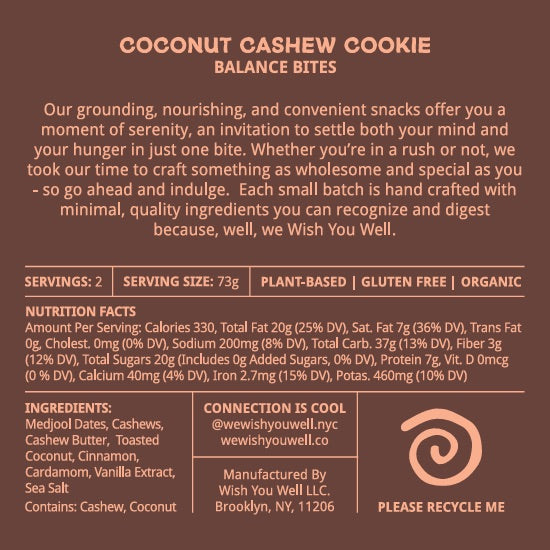 COCONUT CASHEW COOKIE